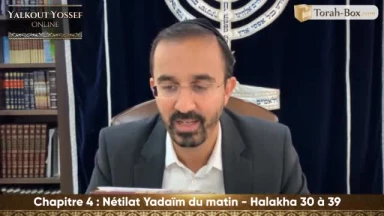 Nétilat Yadaïm du matin (Halakha 30 à 39)