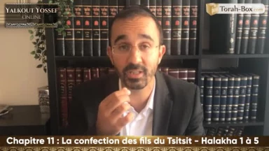La confection des fils du Tsitsit (Halakha 1 à 5)