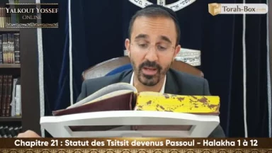 Statut des Tsitsit devenus Passoul (Halakha 1 à 12)