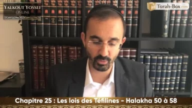 Les lois des Téfilines (Halakha 50 à 58)