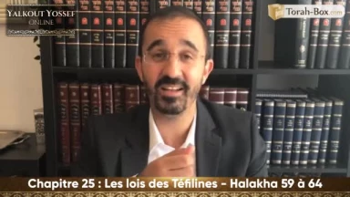Les lois des Téfilines (Halakha 59 à 64)