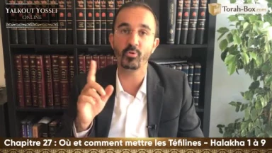 Où et comment mettre les Téfilines (Halakha 1 à 9)