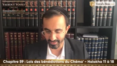 Lois des bénédictions du Chéma' (Halakha 11 à 18)