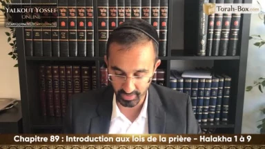 Introduction aux lois de la prière (Halakha 1 à 9)