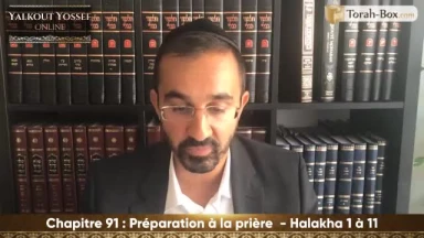 Préparation à la prière (Halakha 1 à 11)