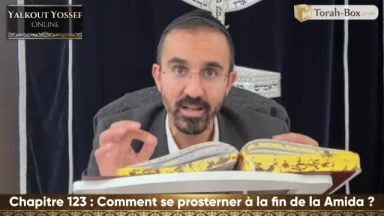 Comment se prosterner à la fin de la 'Amida