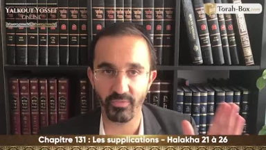 Les supplications (Halakha 21 à 26)