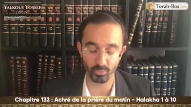Achré de la prière du matin (Halakha 1 à 10)