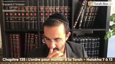 L'ordre pour monter à la Torah (Halakha 7 à 13)