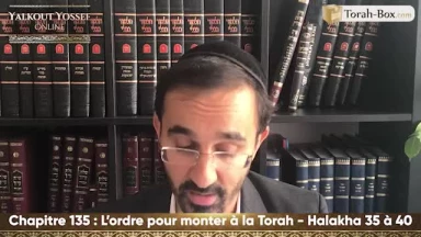 L'ordre pour monter à la Torah (Halakha 35 à 40)