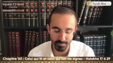 Celui qui lit et celui qui fait les signes (Halakha 17 à 29)