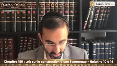 Lois sur la construction d'une synagogue (Halakha 10 à 16)
