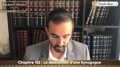 La destruction d'une synagogue