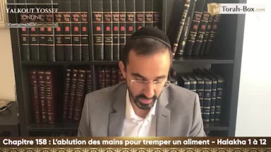 L'ablution des mains pour tremper un aliment (Halakha 1 à 11)