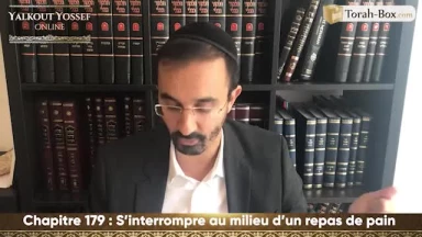 S'interrompre au milieu d'un repas de pain