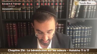La bénédiction sur les odeurs (Halakha 11 à 17)