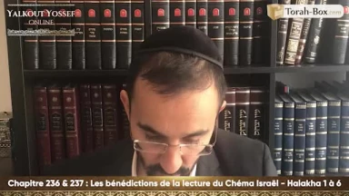 Les bénédictions de la lecture du Chéma' Israël (Halakha 1 à 6)
