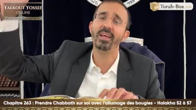 Prendre Chabbath sur soi avec l'allumage des bougies (Halakha 52 à 57)