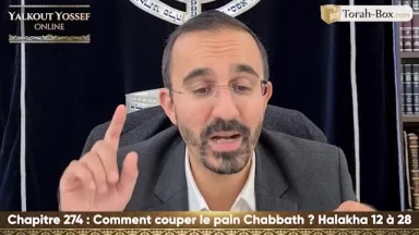 Comment couper le pain Chabbath (Halakha 12 à 28)