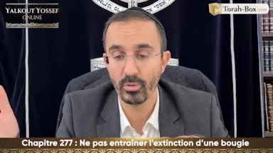 Ne pas entrainer l'extinction d'une bougie