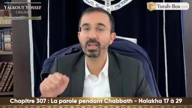 La parole pendant Chabbath (Halakha 17 à 29)