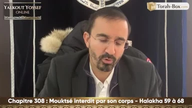 Mouktsé (interdit par son corps) (Halakha 59 à 68)