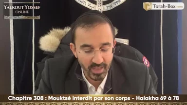 Mouktsé (interdit par son corps) (Halakha 69 à 78)