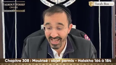 Mouktsé (objet permis) (Halakha 164 à 184)