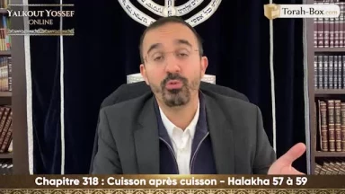 Cuisson après cuisson (Halakha 57 à 59)
