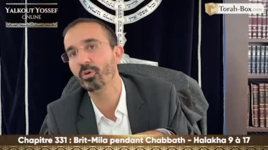 Brit Mila pendant Chabbath (Halakha 9 à 17)