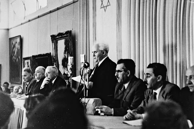 Ca s'est passé un...14 mai 1948 - « Nous proclamons la créatio
