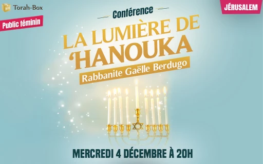 Rabbanite Gaëlle Berdugo : La lumière de 'Hanouka