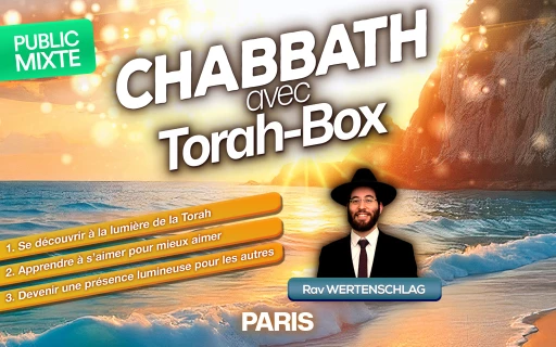 Chabbath avec Torah-Box à Paris 15e