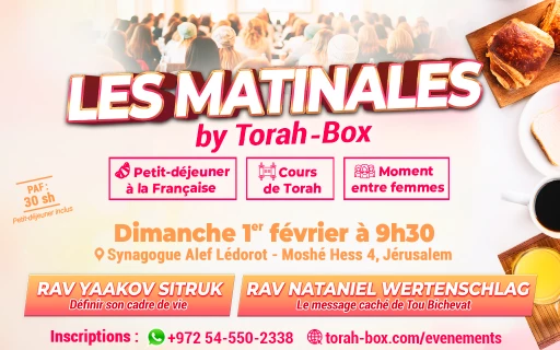 Les Matinales à Jérusalem