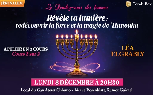 Le Rendez-vous des femmes à Jérusalem, Spécial 'Hanouka avec Lea Elgrably