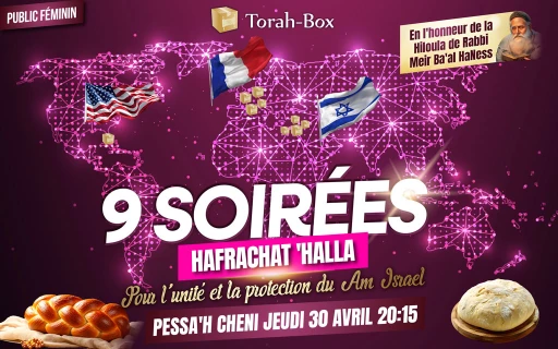 9 Soirées Féminines - Hiloula de Rabbi Meir Ba’al Haness - Pessa'h Cheni, en France, Israel et USA