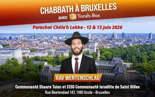 Tout un Chabbath avec Torah-Box à Bruxelles