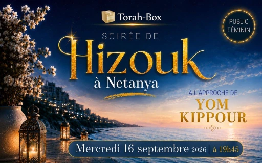 Soirée de 'Hizouk à Netanya
