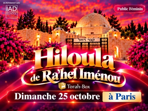 Hiloula de Ra’hel Iménou - Grande Soirée pour femmes et jeunes filles à Paris