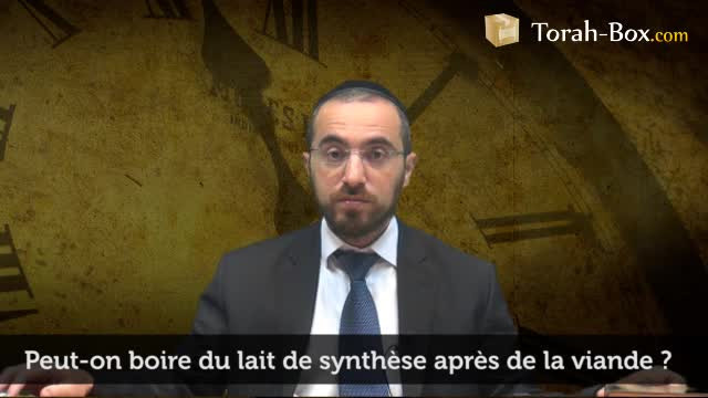 Boire du lait de synthèse après la viande
