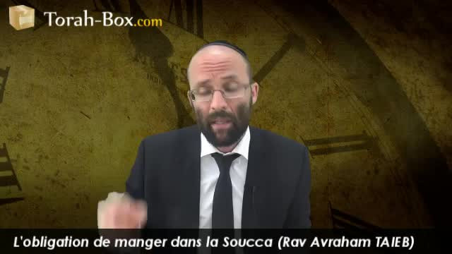 L'obligation de manger dans la Soucca