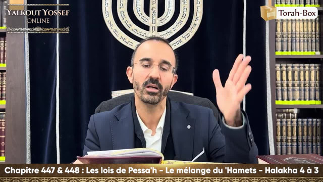 Les lois de Pessa'h - Le mélange du 'Hamets (Halakha 4 à 3)