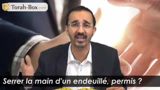 Serrer la main d'un endeuillé, permis ?