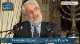 Le Mode d'Emploi du Séder de Pessa'h