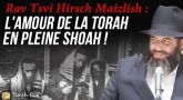 Rav Tsvi Hirsch Maizlish - l'amour de la Torah en pleine Shoah