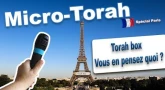 Micro-Torah : Que pensent les parisiens de... Torah-Box ?