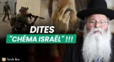 "Dites Chéma' Israël !!"