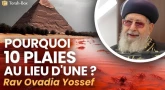 Quand Rav Ovadia Yossef nous explique pourquoi 10 plaies au lieu d'une