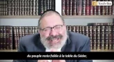 La Matsa brisée du Séder - Le message d’amour du Rabbi de Loubavitch !