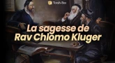 La sagesse de Rav Chlomo Kluger